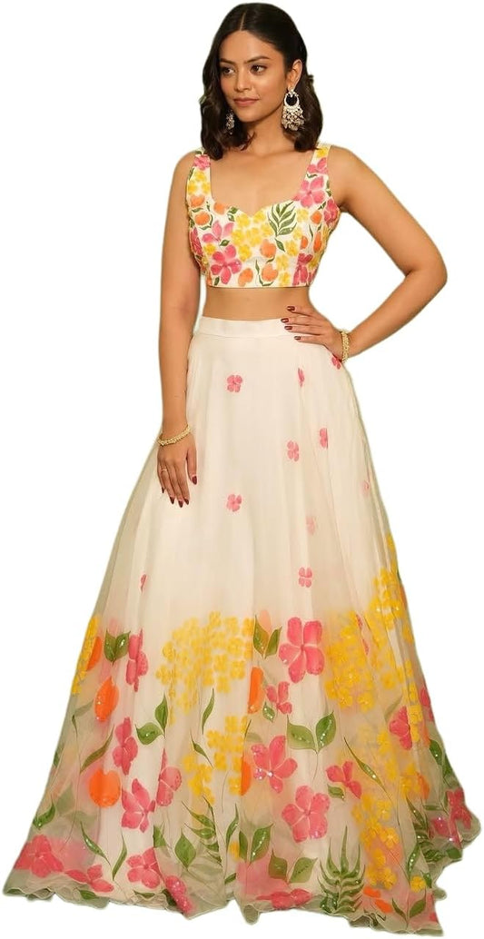 new indian Ready to Wear Bollywood Style Bridal-Wedding-Parties Lehenga Choli for Indian Women's And Girl's HC1013